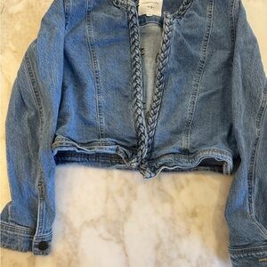 Habitual Light Blue Braided Denim Jacket